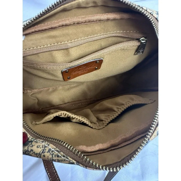 Patricia Nash Praiano Convertible Belt/crossbody Bag In European Map Print - Picture 11 of 12